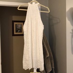 White lace dress